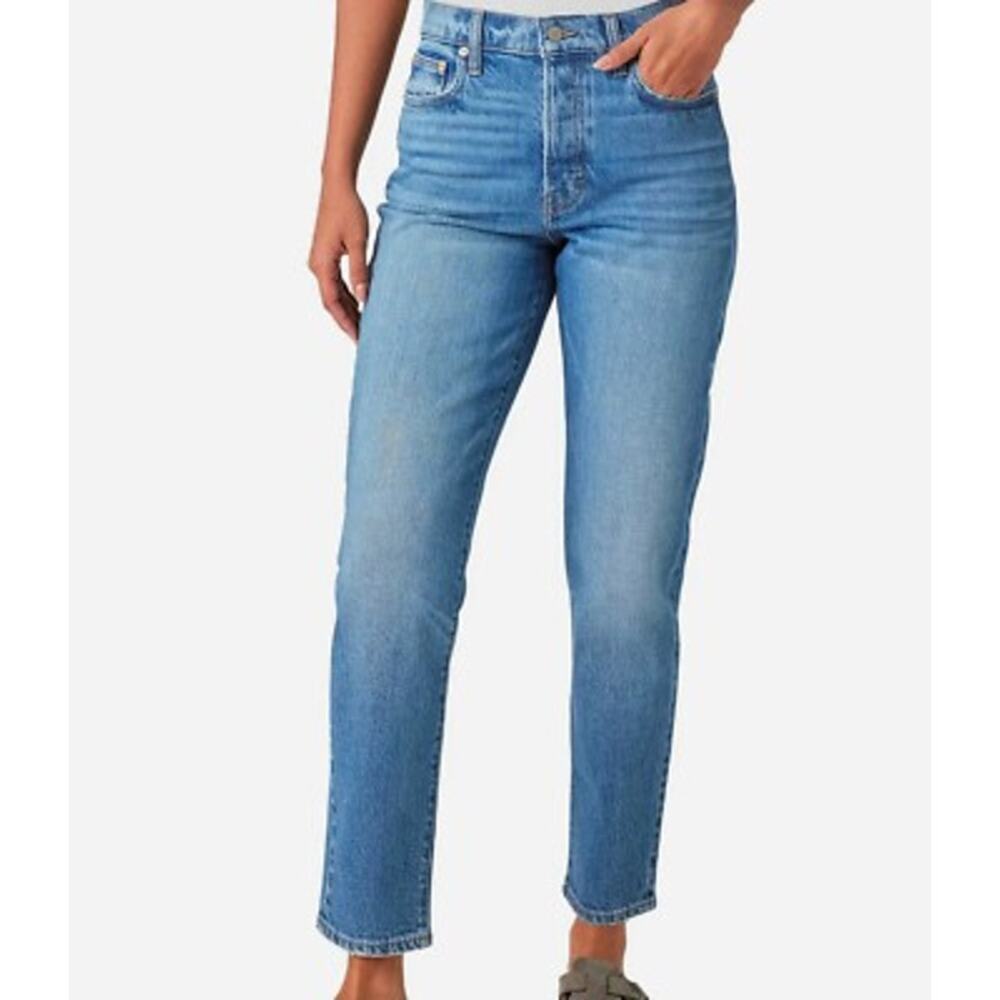 Lucky Brand Drew Mom High Rise Taper Distressed Hem Jean 8/29R